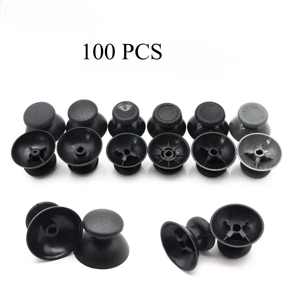 Esports Gaming Controller - 100 ชิ้น โมดูลจอยสติ๊ก 3D แบบอนาล็อก พร้อมฝาครอบจอยสติ๊กทรงเห็ด