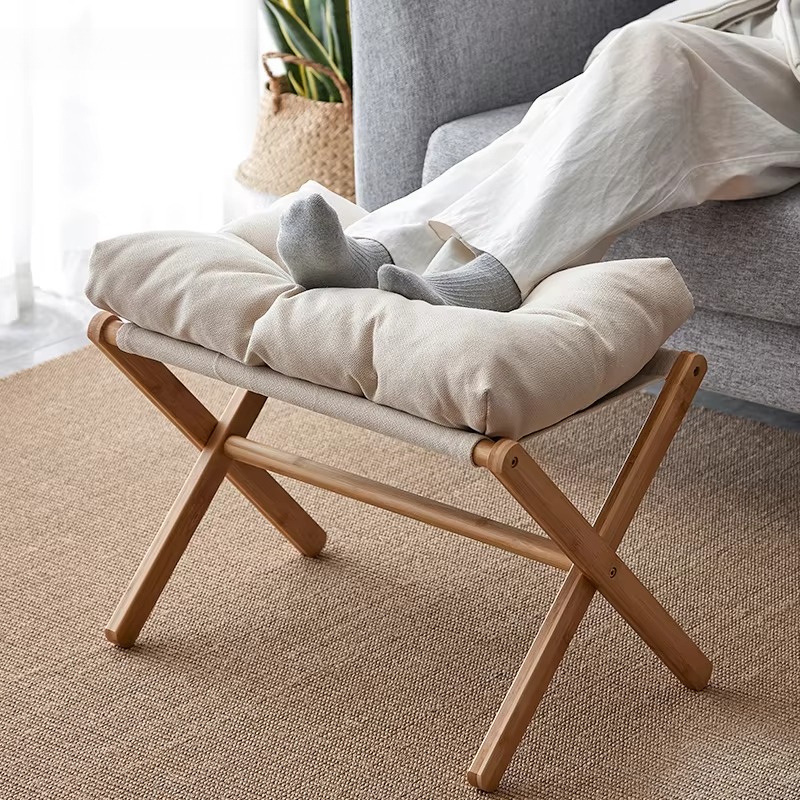 Footrest Under Desk - ที่วางเท้าปรับระดับได้พร้อมเบาะนุ่ม ที่พักเท้าสไตล์โมเดิร์นสำหรับโซฟาในห้องนั่งเล่น ที่พักขาตามหลักสรีรศาสตร์สำหรับวางใต้โต๊ะทำงานที่บ้าน