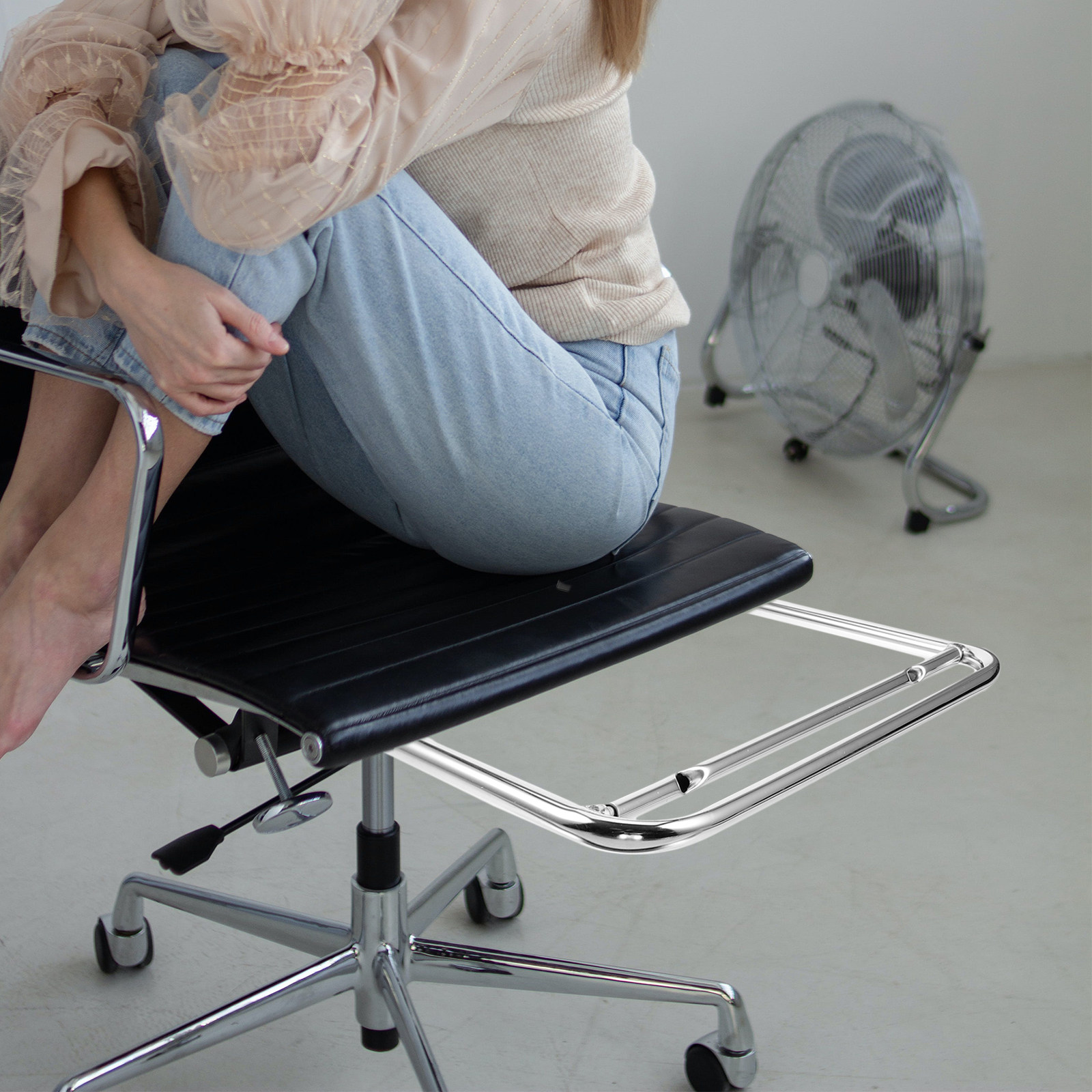 ที่วางเท้าสแตนเลสชิ้นเดียวเคลื - Footrest Under Desk บทวิจารณ์และราคา