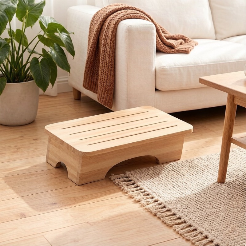 เก้าอี้ไม้ ที่วางเท้าแบบมั่นคง - Footrest Under Desk บทวิจารณ์และราคา