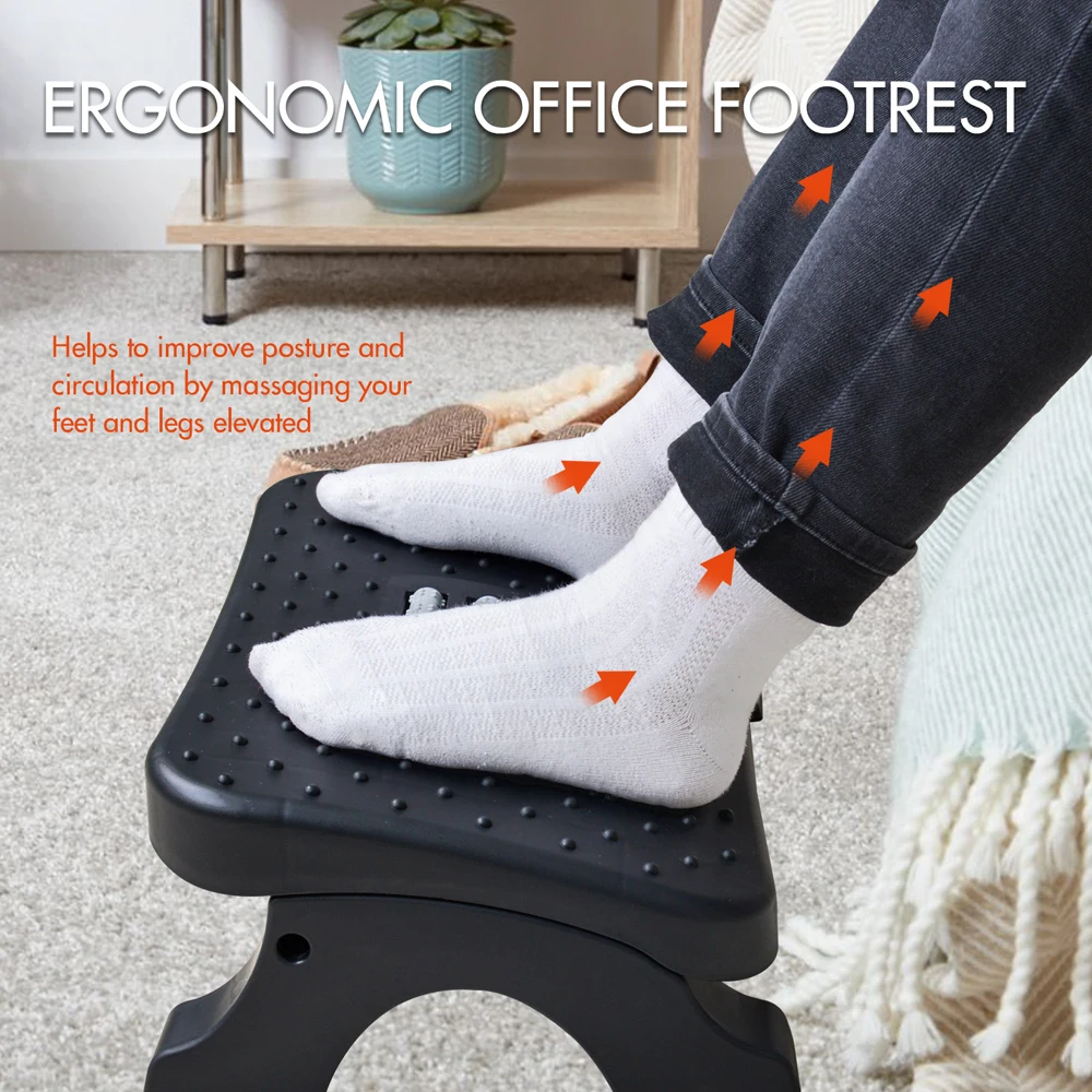 ที่วางเท้าใต้โต๊ะตามหลักสรีรศา - Footrest Under Desk บทวิจารณ์และราคา