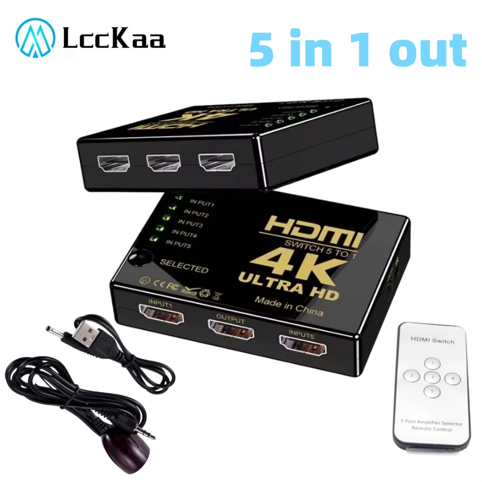 5x1 HDMI Switch HD 4K Video Sw - Esports Gaming Controller บทวิจารณ์และราคา