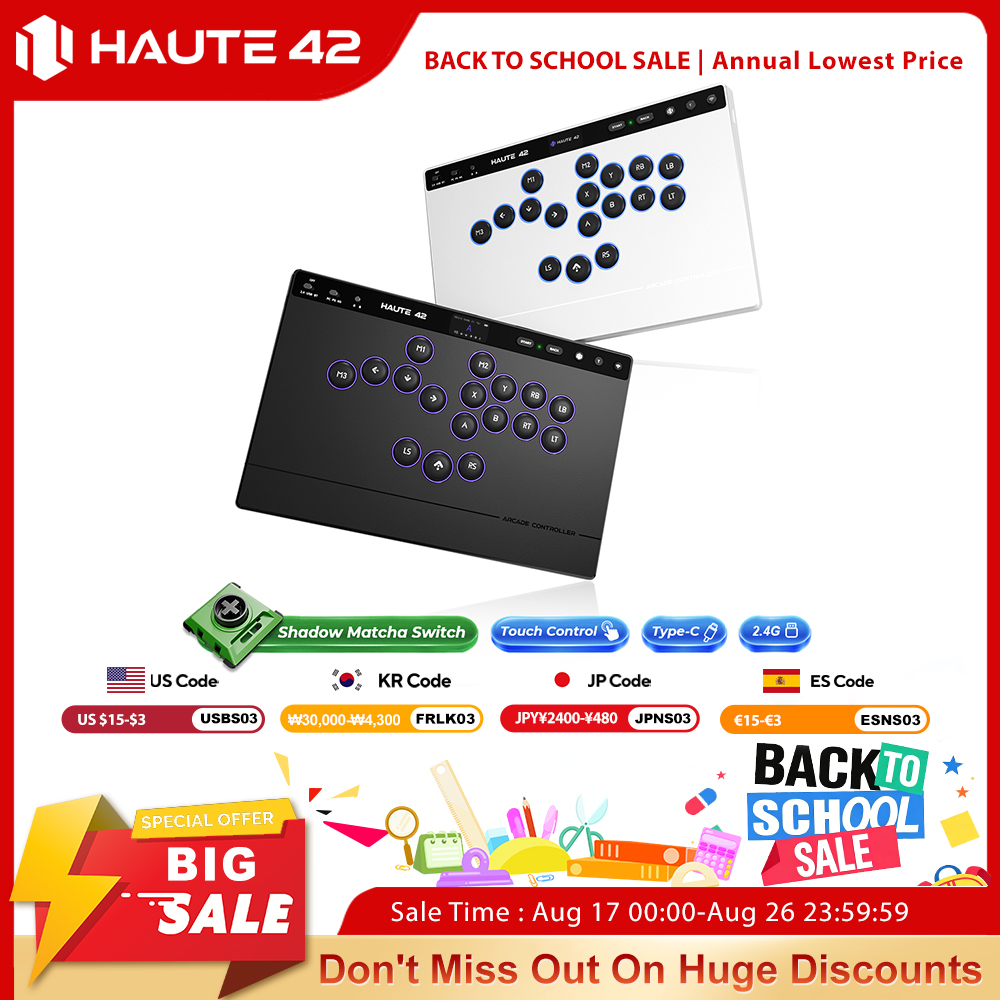 Haute42 W-P1 คอนโทรลเลอร์ไร้สา - Esports Gaming Controller บทวิจารณ์และราคา