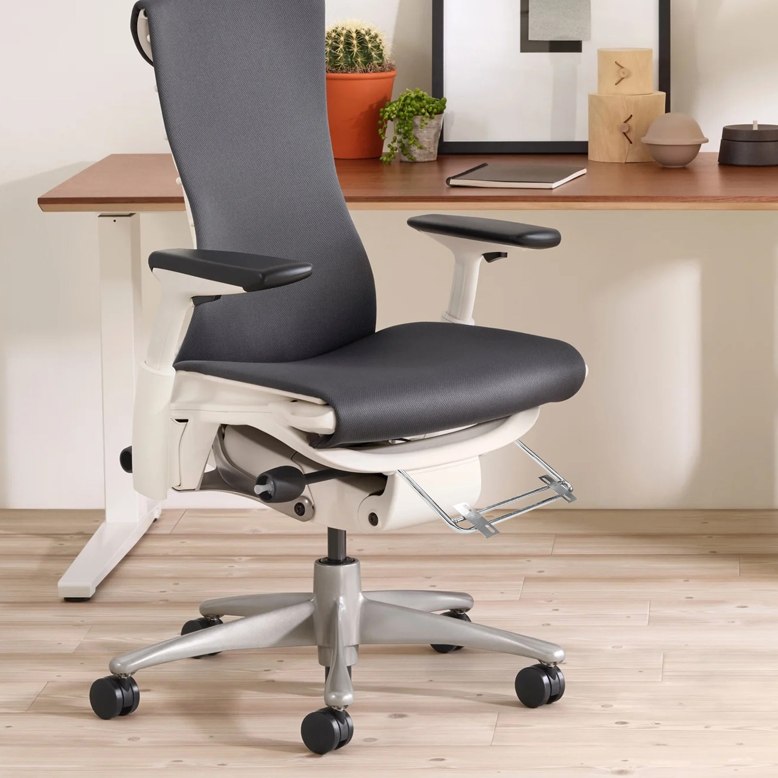 ที่พักเท้าปรับระดับได้แบบยืดหด - Footrest Under Desk บทวิจารณ์และราคา