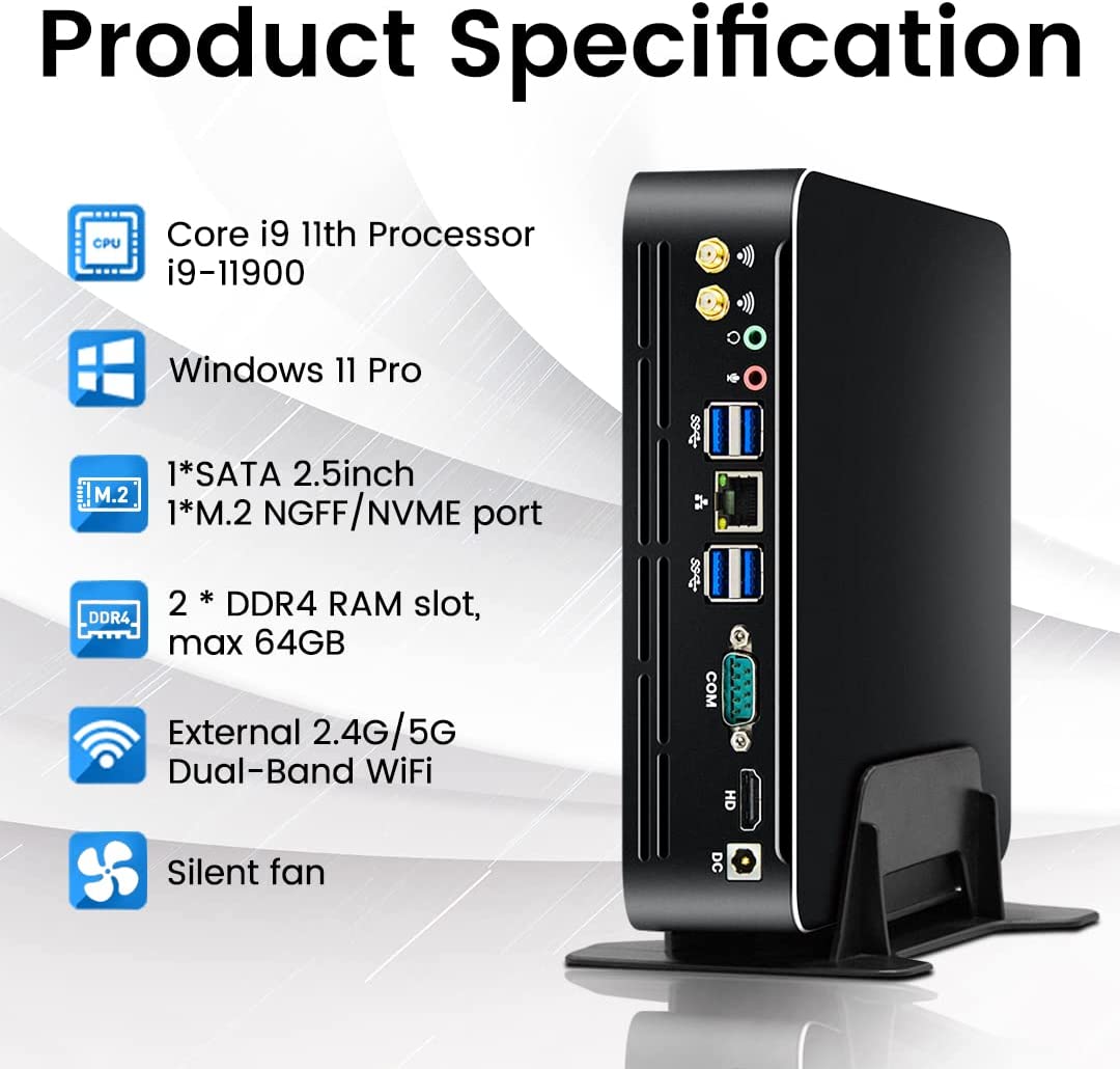 Partaker มินิพีซี Intel Gen 11 - Intel Cpu Core I9 บทวิจารณ์และราคา