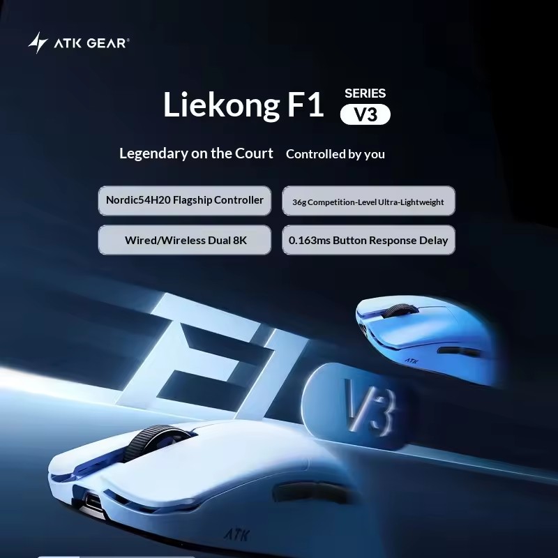 เมาส์ไร้สาย ATK F1 V2/V3 Tri M - Esports Gamers บทวิจารณ์และราคา